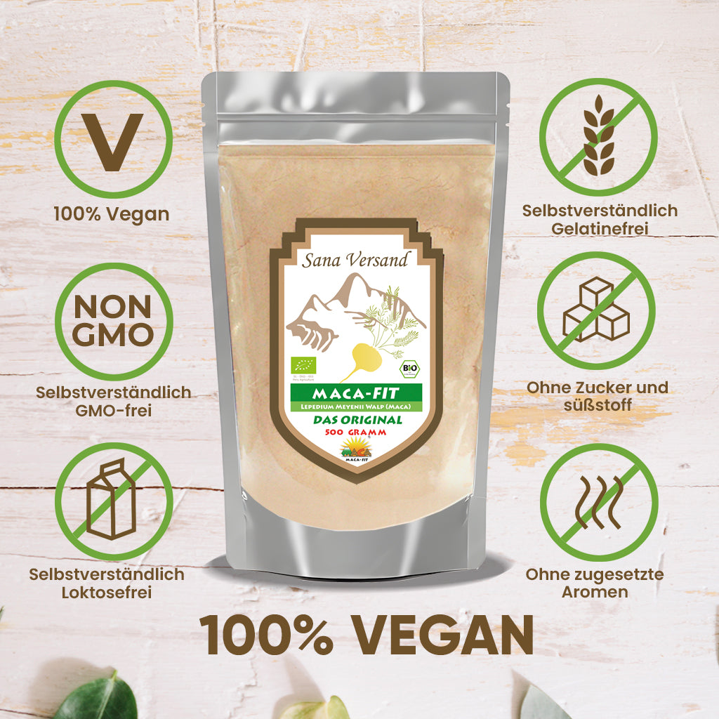Gelbe Maca Pulver 500g BIO
