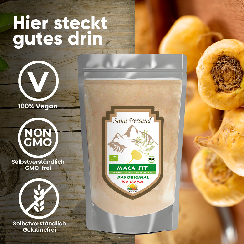 Gelbe Maca Pulver 500g BIO