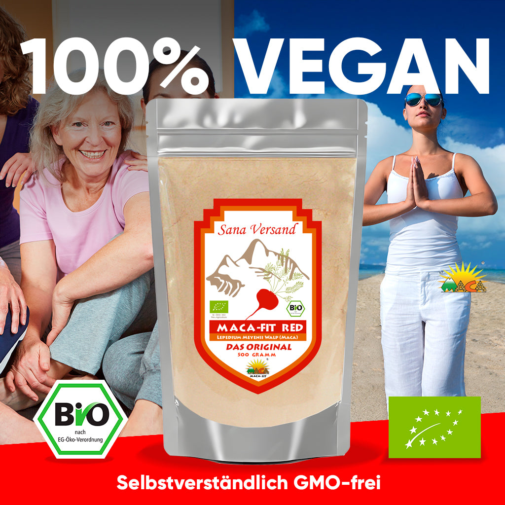 Rotes Maca Pulver 500g BIO