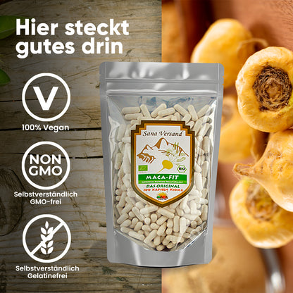 Maca Kapseln 300 Gelb