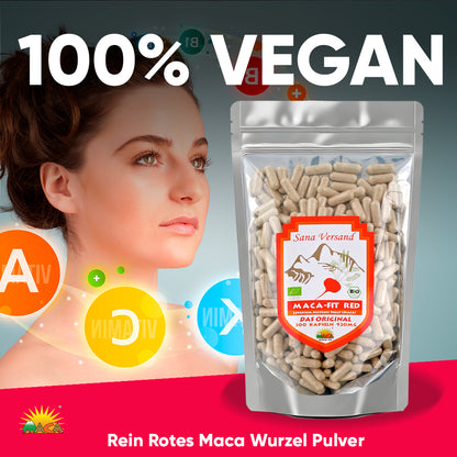 Rote Maca Kapseln 300
