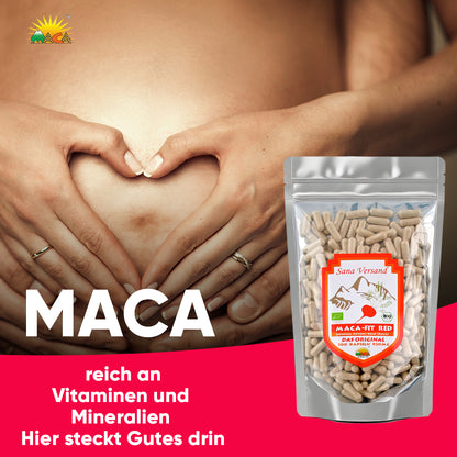 Rote Maca Kapseln 300