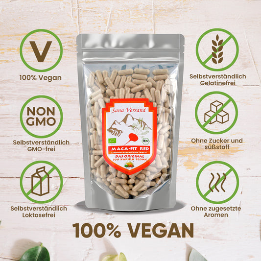 Rote Maca Kapseln 300