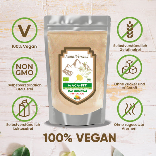Gelbe Maca Pulver 500g BIO