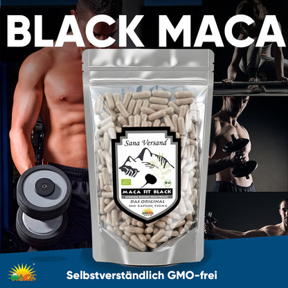 Maca Kapseln 300 Schwarz